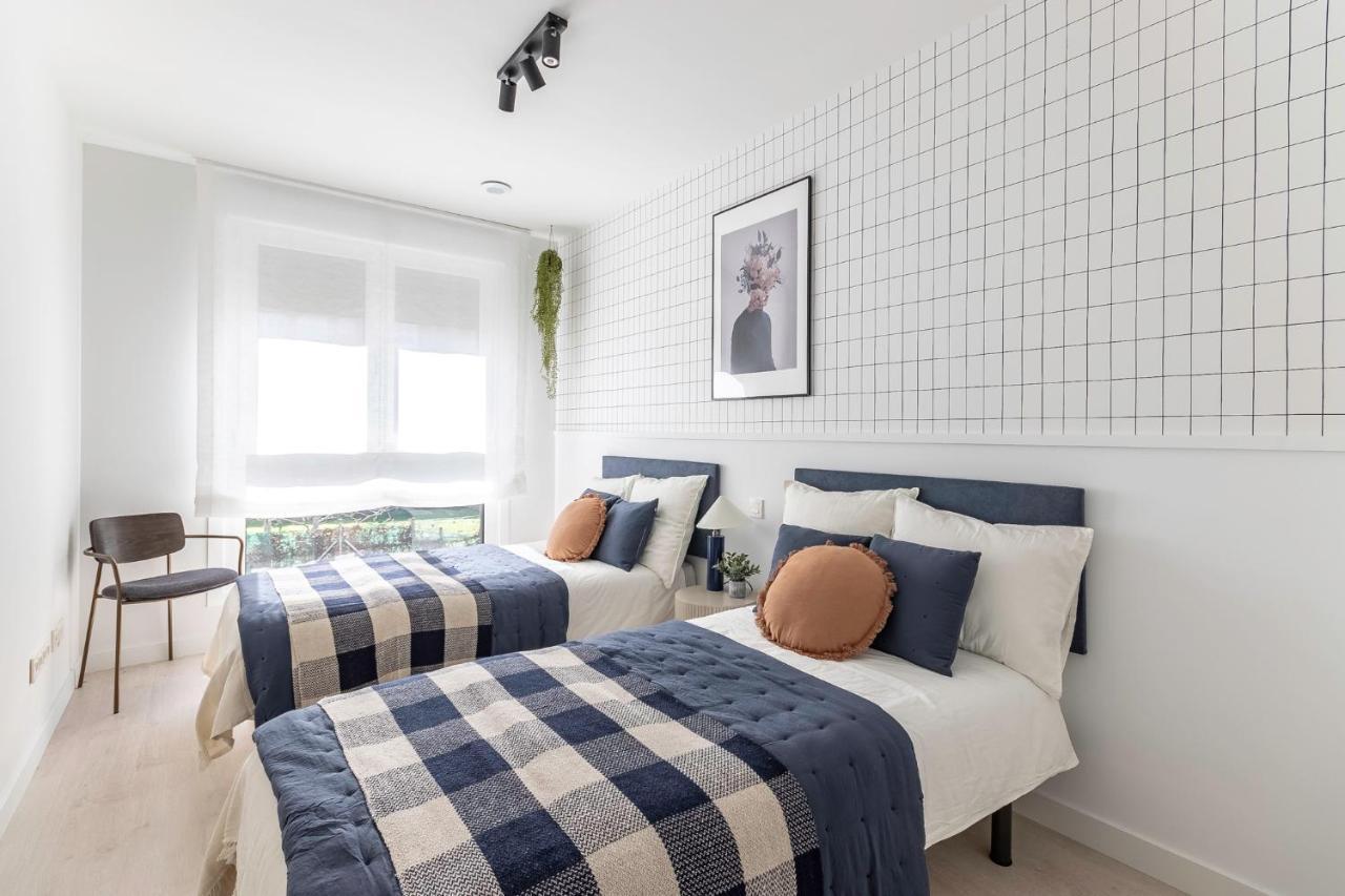 Nuevo Y Precioso En Algorta Con Parking Appartement Getxo Buitenkant foto