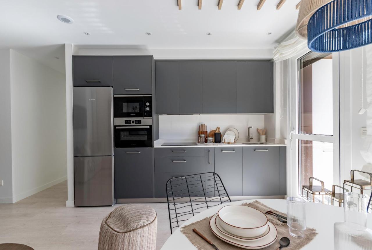 Nuevo Y Precioso En Algorta Con Parking Appartement Getxo Buitenkant foto